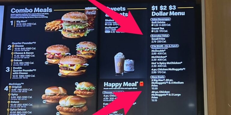 Mcdonalds Dollar Menu With Prices