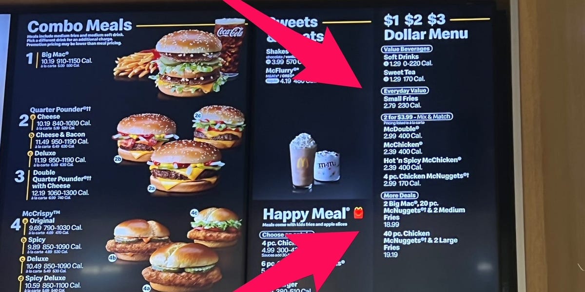 Mcdonalds Dollar Menu With Prices