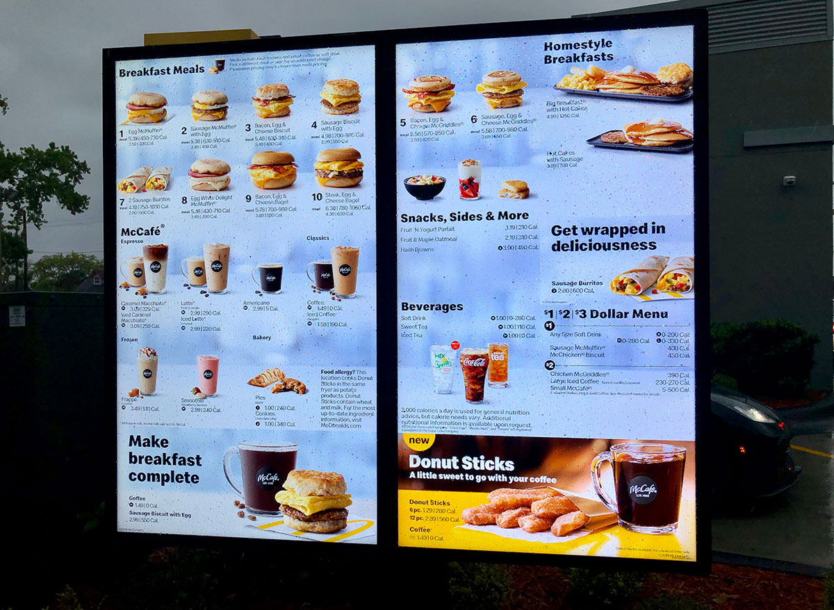 Mcdonalds Menu Breakfast Prices With Prices